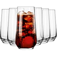 Krosno Vasos de Agua Jugo Highball | Conjunto de 6 Piezas | 480 ML | Splendour Collection Uso en Casa- Restaurante y en…